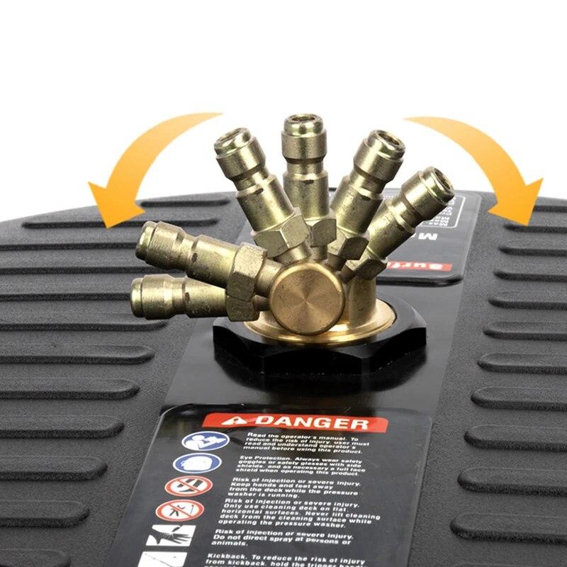 13inch High Pressure Washer Surface Cleaner Telescopic Rotary Round Water Gun for Karcher K1 K2 K3 K4 K5 K6 K7