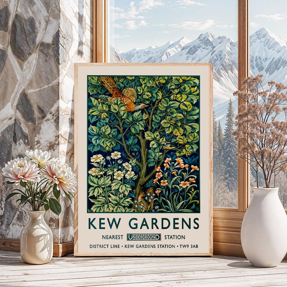 

Уильям Моррис Принты Павлинов Постер Ботанический Цветочный Винтажный Животное Холст Живопись Домашний Декор Арт Постер-без рамы 21cm×30cm NoFrame