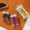 Large Capacity Transparent Glass Tea and Cereal Storage Can for Kitchen