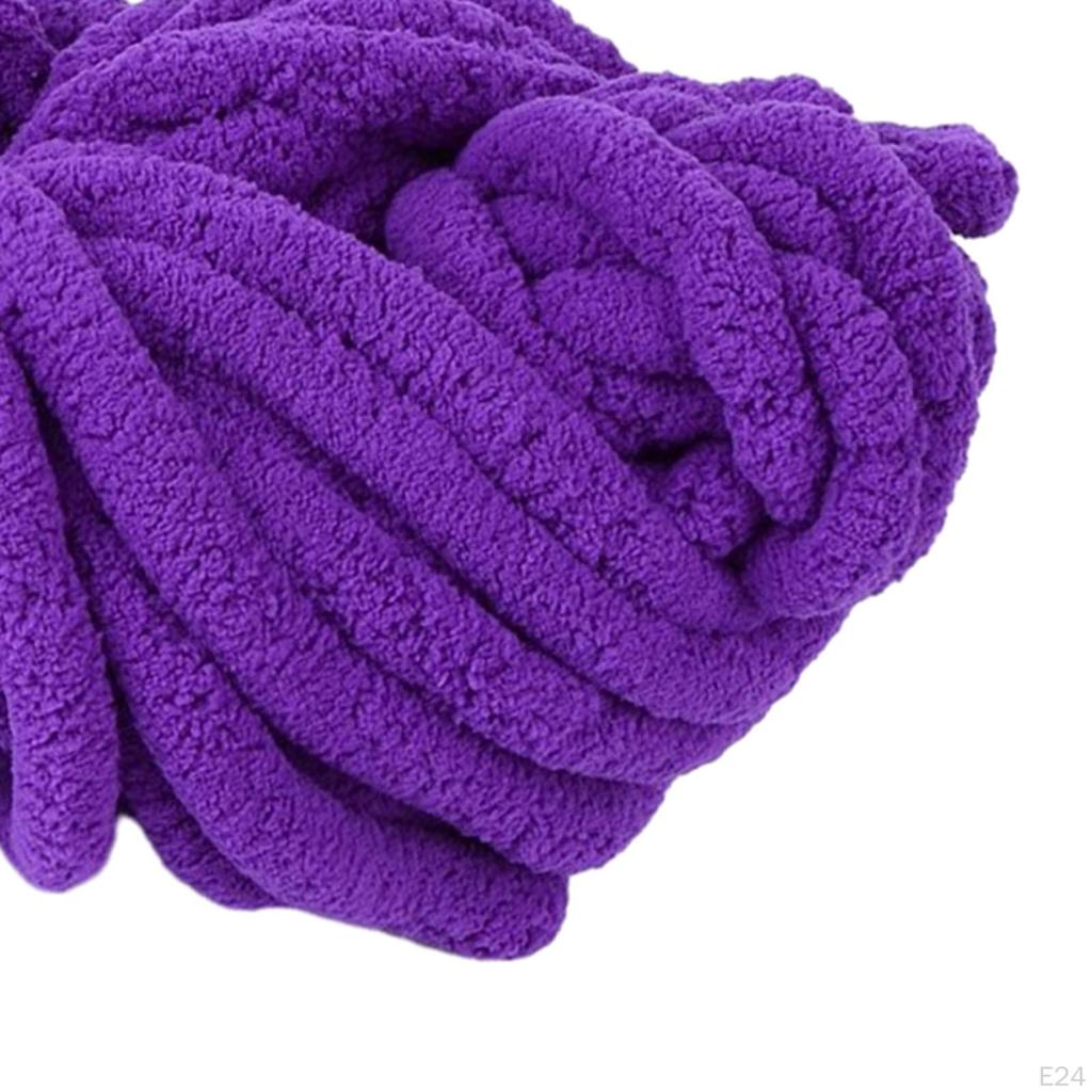 Chenille Yarn for Arm Knitting, Great Crafting Blankets and Cushions