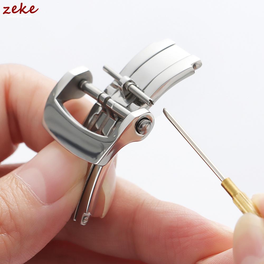 Watchband Buckle Stainless Steel Watch Strap for Blancpain Replacement Buckles Clasps 20mm Polished Button Watches Accessories