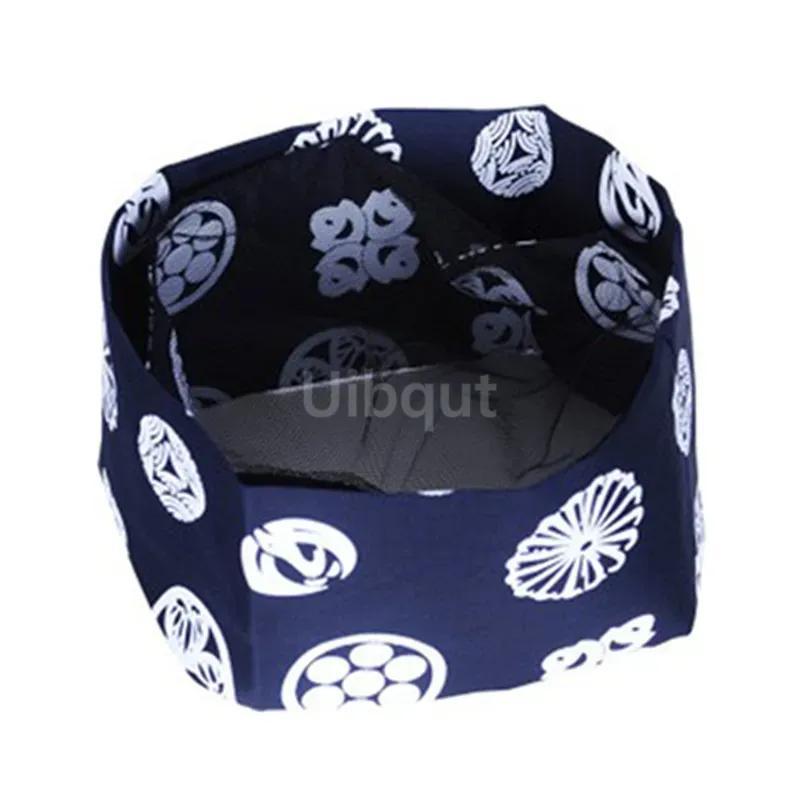 Japanese Style Sushi Chef Hat Cuisine Sushi Working Hat Headscarf Sushi Clothing Hat Chef Headwrap Skull Caps for Restaurant