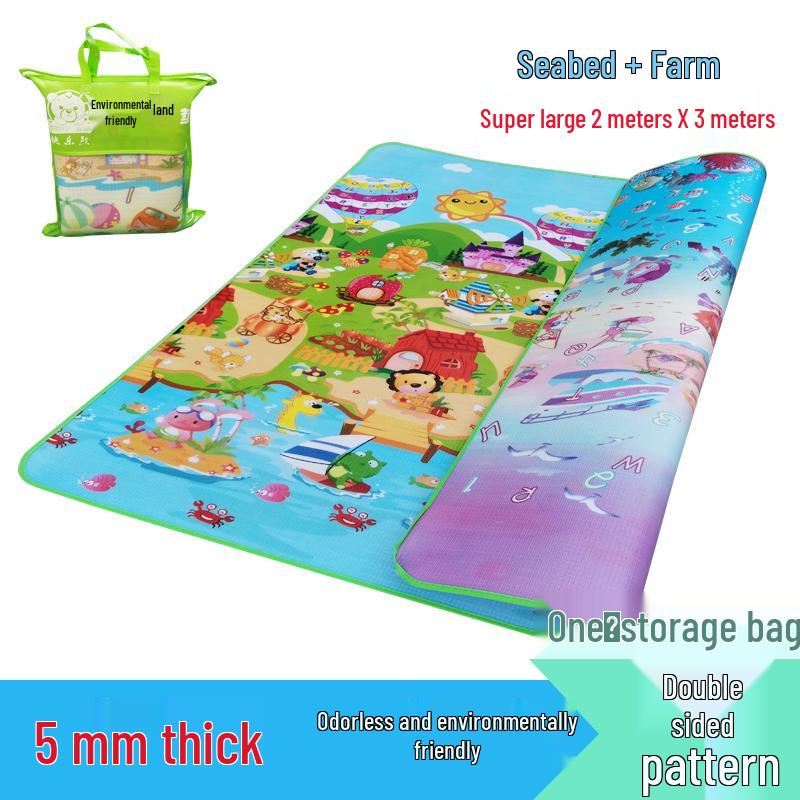 Enlarged Waterproof Outdoor Cartoon Picnic and Camping Mat - Foldable and Moisture-Proof