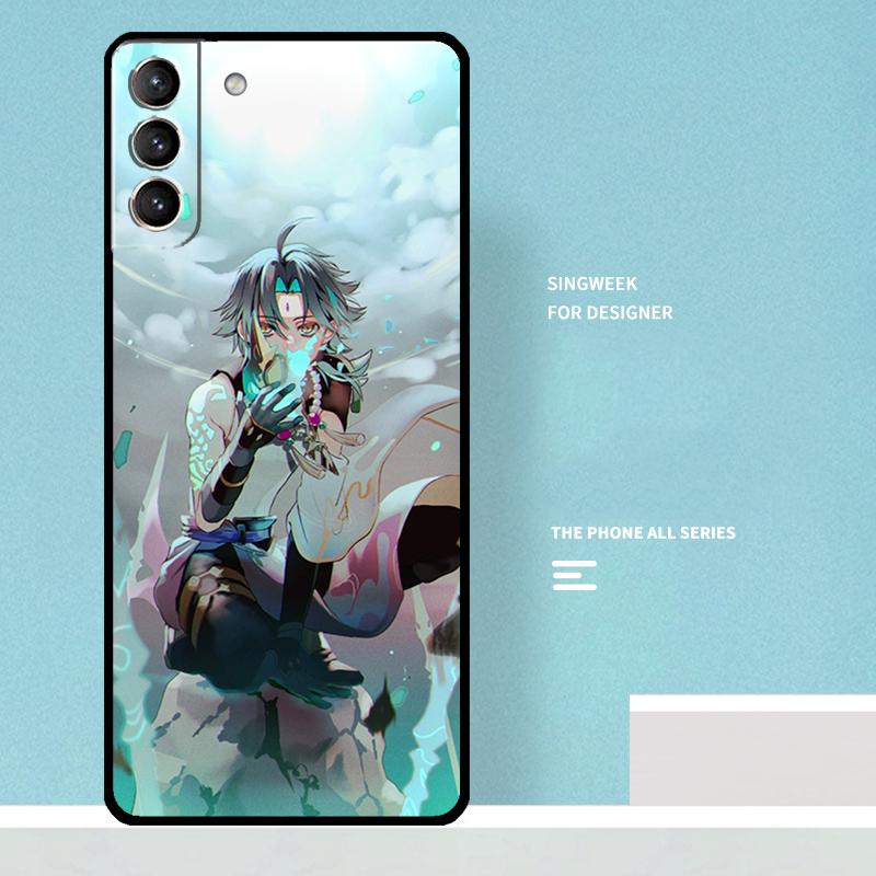 

Genshin Impact Xiao Case For Samsung Galaxy S25 Ultra S25 FE S20 S21 S22 S23 Plus S9 S10 S24 Ultra Phone Cover Galaxy S25Ultra