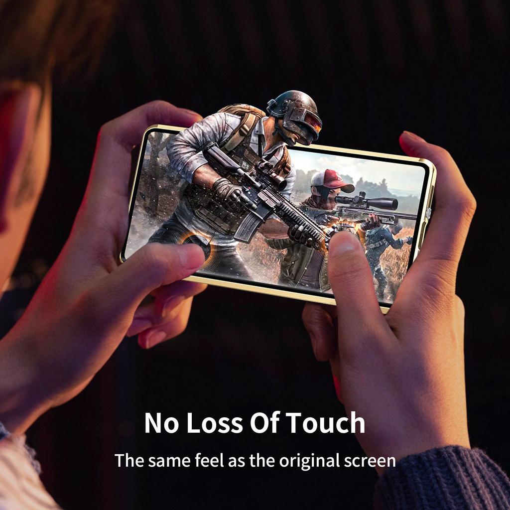 For Samsung Galaxy S24 Case Anti-Spy Double-Sided Tempered Glass Cover with Metal Frame