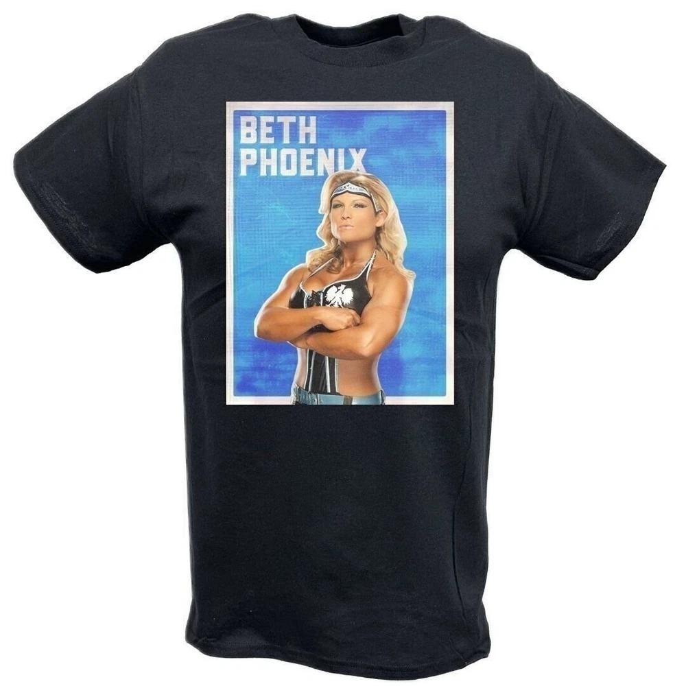 Beth Phoenix Profile Pose Black Tshirt S