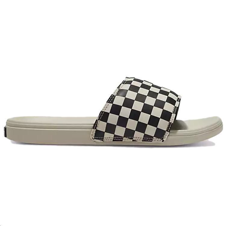 Vans Mte La Costa Checkerboard Slides 'White Black' VN0A5HF5J92