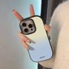Summer two-color gradual change blue Apple 11 mobile phone case iPhone11 women's soft rubber creative protective case 11promax