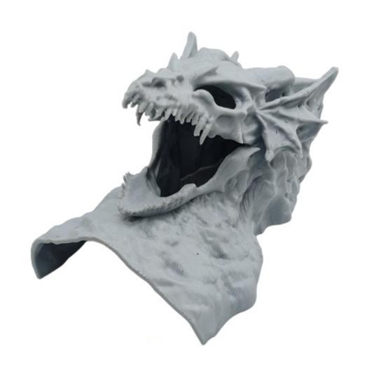 Drachen-Design Aquarium-Höhle 3D-gedruckter Fischtunnel Versteck unter Kies Tunnel mit Sichtfenster