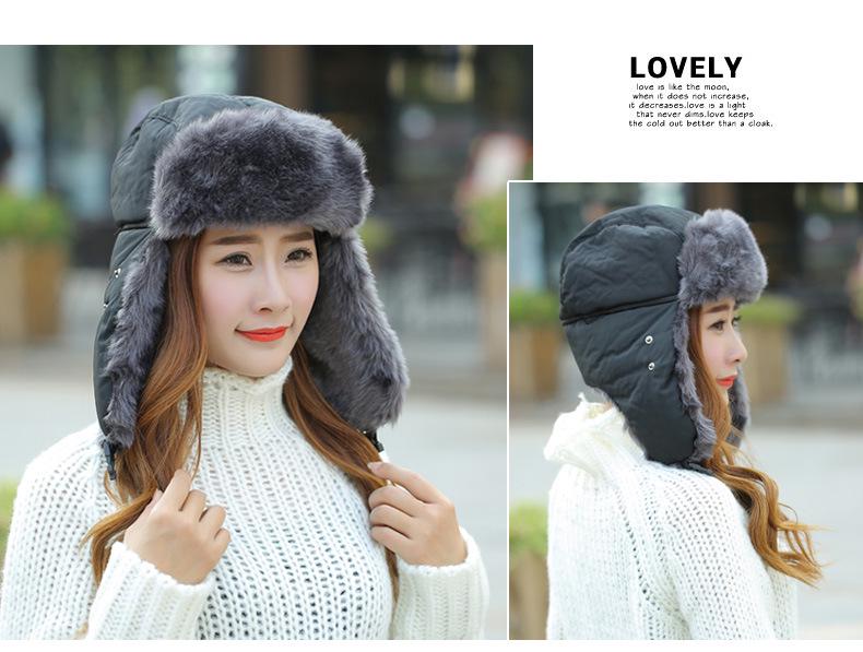 Unisex Thickened Lei Feng Hat with Mask: Winter Ski, Ear Protection, Waterproof, Warm & Versatile