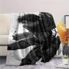 1PC Attack On Titan Print Flannel Blanket, High Quality All Seasons, Home Decor, Warmth and Comfort, Perfect for Christmas Gifts