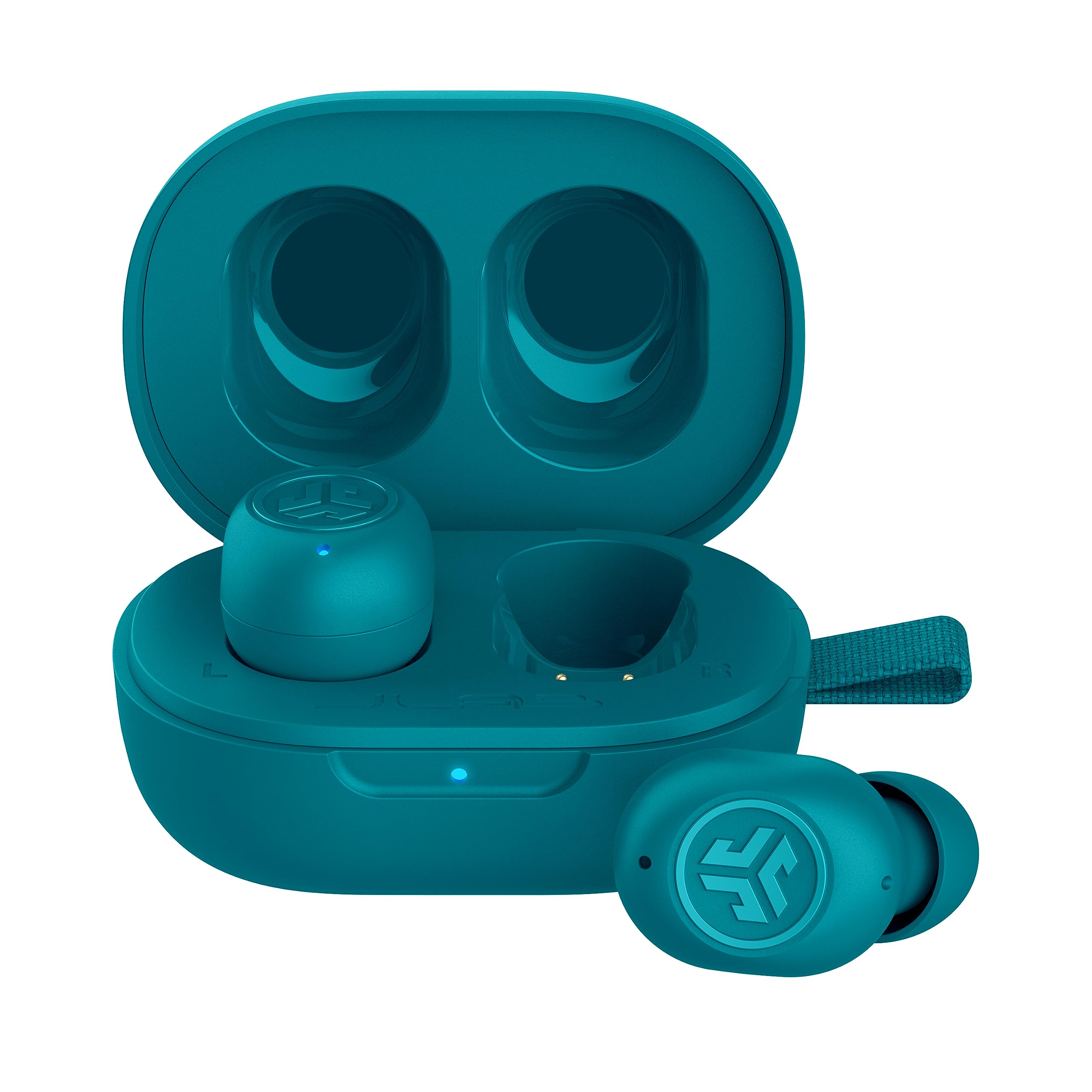 

JLab JBuds Mini Wireless Bluetooth Small Sleep External Sound Mini Small Cute Wireless Earphones with Noise with Aqua Teal Earphones, Earbuds,