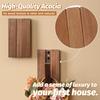 2Pcs Rustic Wall Hooks Foldable Wooden Coat Hooks Wall Mounted Heavy Duty Hangers Entryway Hooks for Hanging Bags Hats Towels