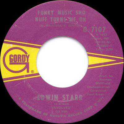 7inch Record EDWIN STARR - Funky Music Sho Nuff Turns Me On /  G7107 Gordy 1971 US Soul/Funk Used