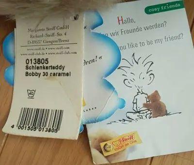 [USED] Steiff Teddy Bear Plush Toy