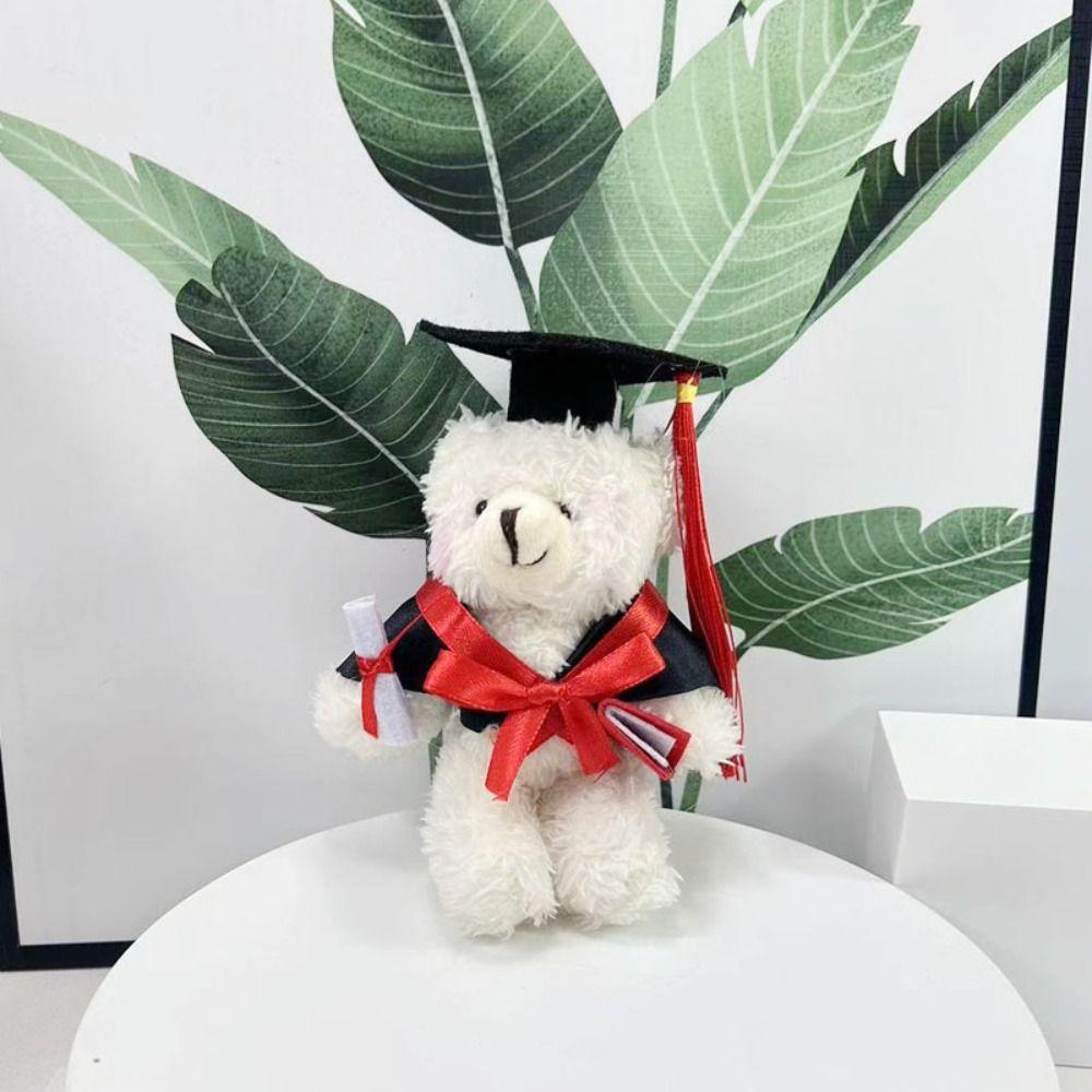 13cm Graduation Bear Dr. Bear Cartoon Lovely Bear Soft Graduation Bear Dolls  Kindergarten