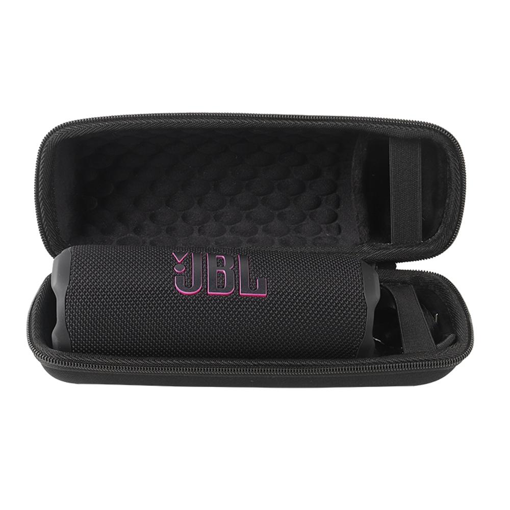 For JBL Flip 7 Flip 6 Flip 5 Speaker Case Shockproof Storage Bag with Carabiner and Shoulder Strap