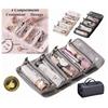 Waterproof Travel Toiletry Bag 4 Detachable Clear Multi Compartment Makeup Bag
