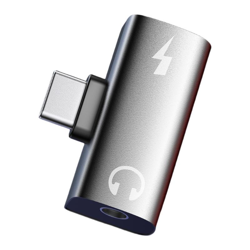 

2 In 1 Type C To 3.5mm Converter Supporting 30W Quick Charges & Music playbacks Fast Charging Adapter for Music Calls 1