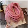 90*90cm Women's Scarf Magnetic Clasps Spring Stylish and Versatile Neck Scarf Warm and Cozy