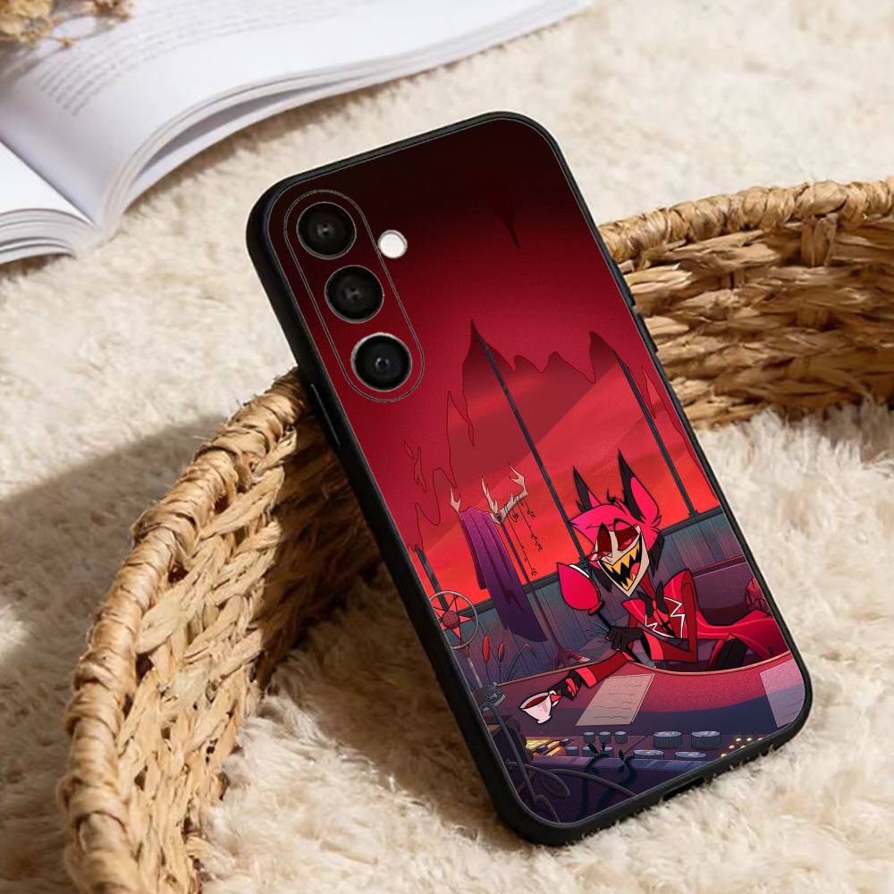 H-Hazbin H-Hotel Phone Case For Samsung Galaxy A91,80,73,72 ,71,53,52,32 ,31,22,21s,20,Soft Black Case