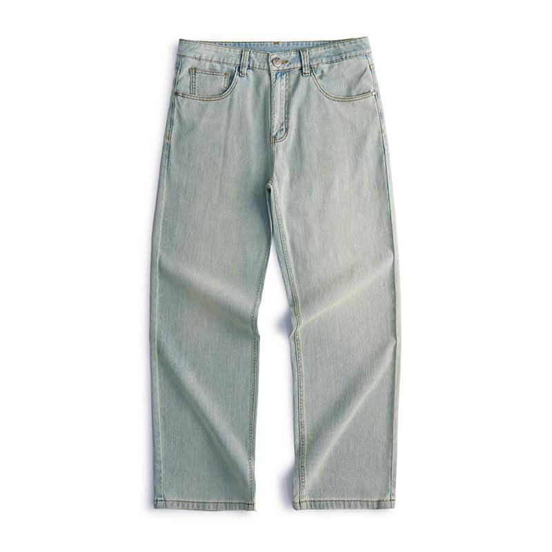 

Летние ультратонкие джинсы с пятью карманами для мужчин большого размера, узкие брюки с ледяным эффектом 40