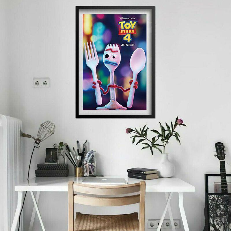 High-resolution Silk Poster Of Toy Story 4 For Home Decoration Enthusiasts**