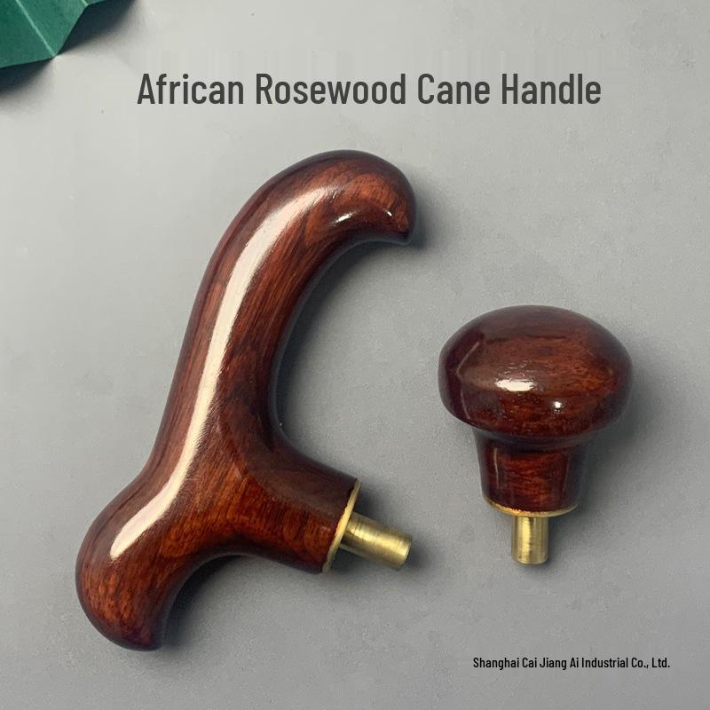 Universeller Palisander-Verschleißfester Gehstockgriff - Schweißabsorbierendes Zubehör für Ältere