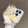 Cartoon Chiikawa iPhone 18 Proma Phone Case 16 Niche 16 Color Silver IMD Frosted Phone Case 13
