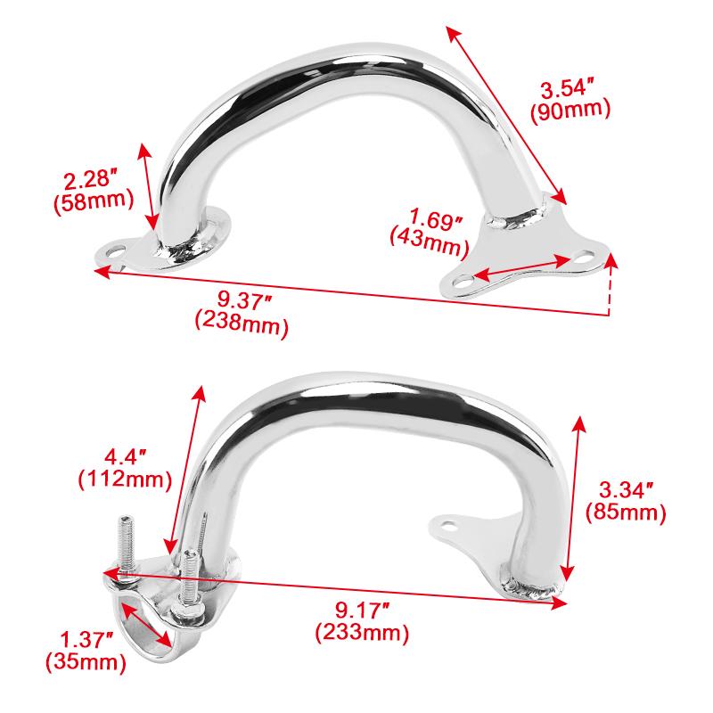 Chrome Motorcycle Front Crash Bars Engine Guard Frame Side Protector Rail Fence Bumper For Honda Nighthawk 750 CB750 1992-2011