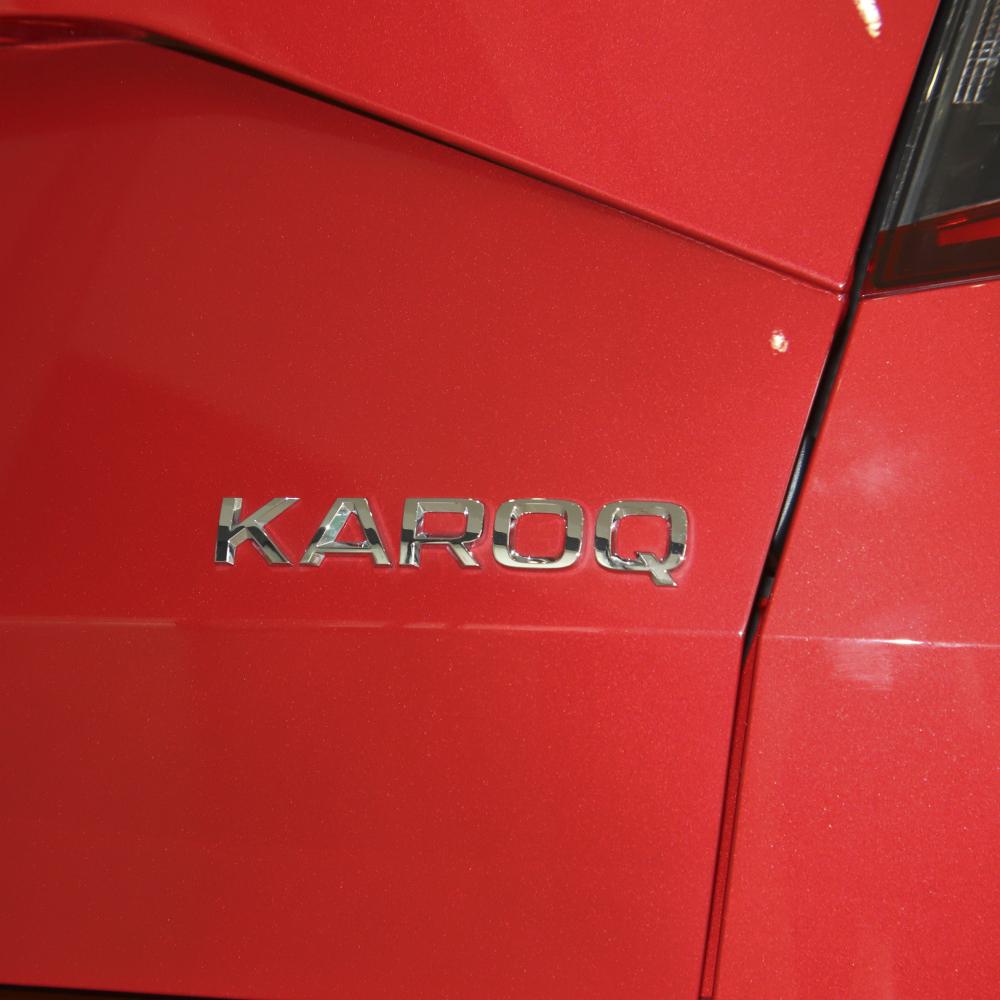 HIAQ2 ABS Car Emblem Letter Trunk Tail Sticker Decal Decor Accessories For Skoda Fabia Kamiq Karoq Kodiaq Octavia Rapid Superb YETI