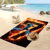 Cristiano Ronaldo Printed Beach Towel Quick Dry Soft TowelPortable Large Rectangular Beach Blanket for Travel Swimming Pool