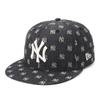 [New Era] Kappe 59FIFTY MLB Monogram Jacquard NY BlackChrome 7 12 5950 MLB JAQ NEYYAN BLK CHR 14388853 NER36C6673