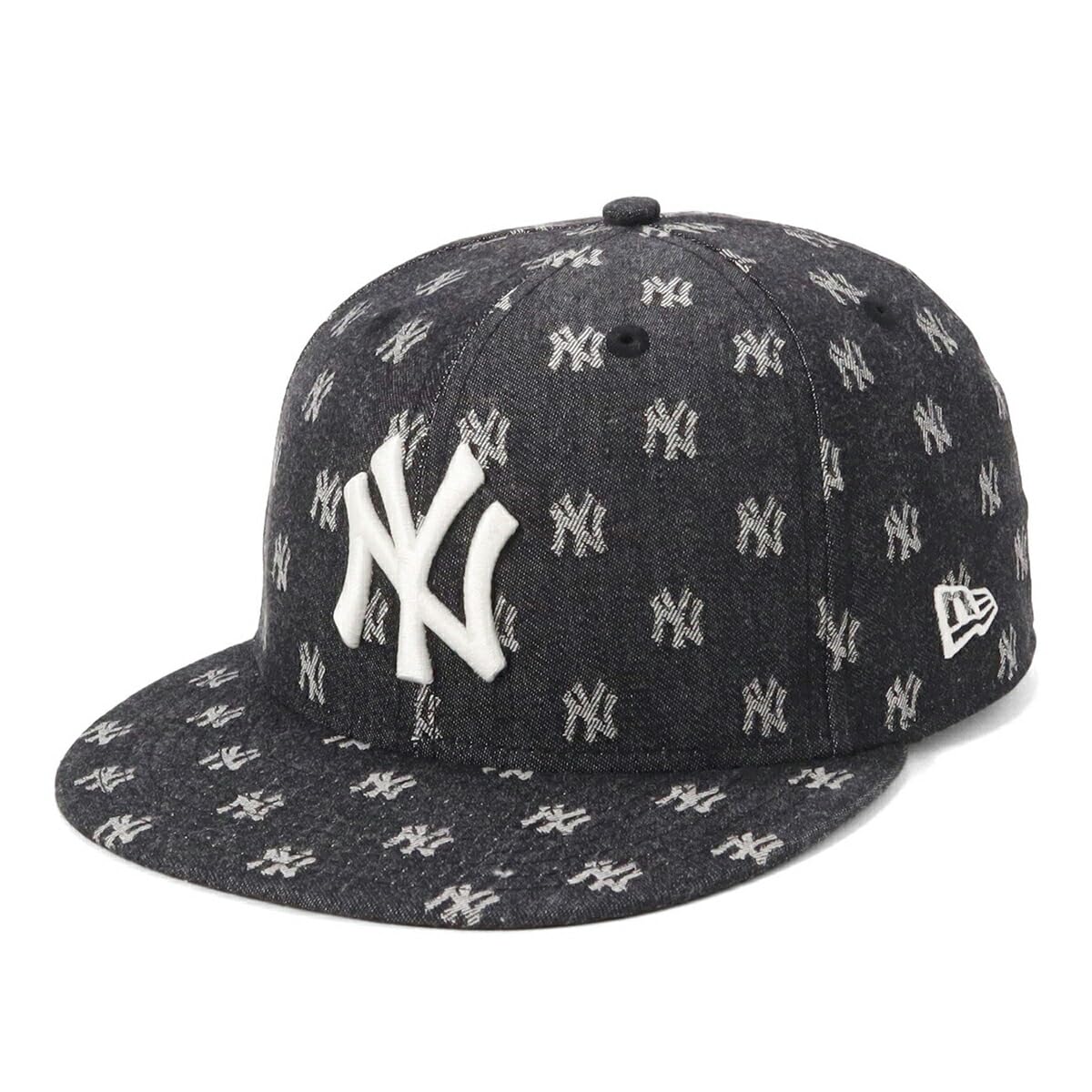 

Кепка 59FIFTY MLB Монограмма Жаккард NY 7 5950 MLB JAQ NEYYAN BLK CHR 14388853 NER36C6673 [New Era] Черный/Хром 1/2