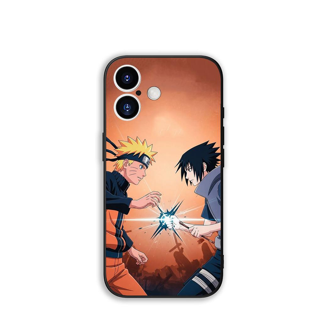 for Apple iPhone 16 15 14 Plus 13 12 Mini 17 Pro Max + 16E Air 16+ ProMax Phone Cover Case Narutos Comics Sasuke Uchiha Itachi