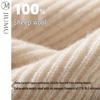 JIUMU Women's Pure Wool Neck Warmer Scarf
