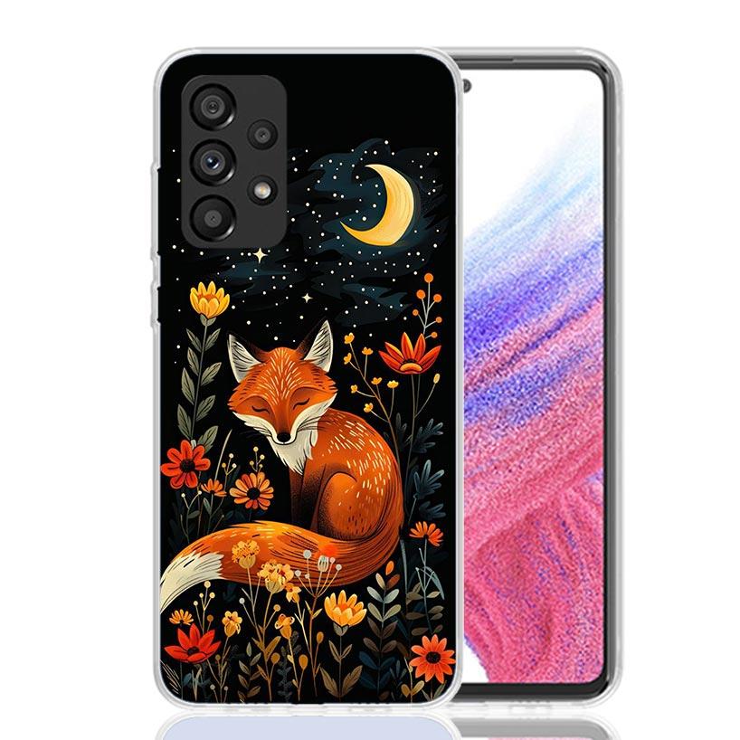 Animal Fox Phone Case for Samsung Galaxy A17 A16 A15 A14 A13 A57 A56 A55 A54 A53 A37 A36 A35 A34 A33 A26 A25 A24 A23 Galaxy A16