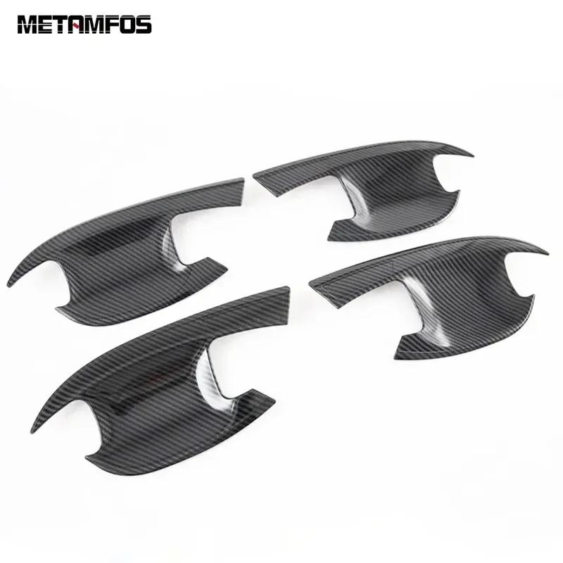 For Kia K5 Optima DL3 -  2024 2025 Carbon Fiber Side Door Handle Bowl Cover Trim Protection Sticker Car Accessories