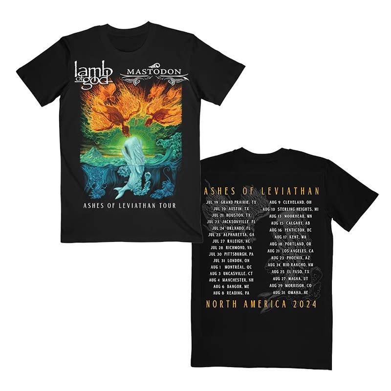 Fit Lamb of God Band American Heavy Metal New Wave Dark Rock American Loose-fit Men's T-shirt