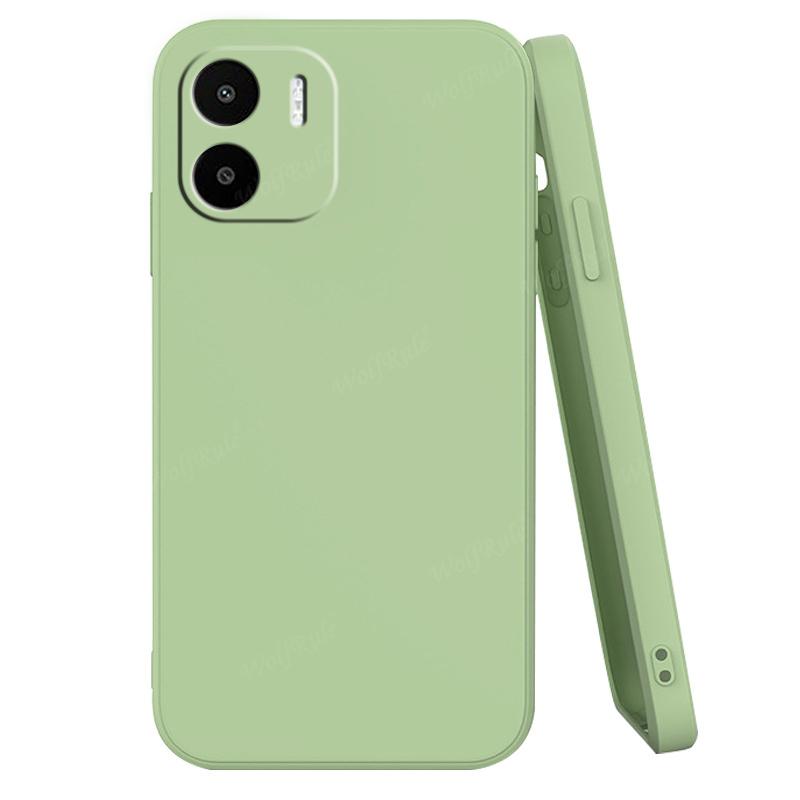 

Для Xiaomi Redmi A2 Чехол Крышка Redmi A2 Capa Бампер для телефона Жидкий силикон Ударопрочный ТПУ Мягкий чехол Redmi A 1 2 A2 A1 Plus Fundas For Redmi A2 зелёный