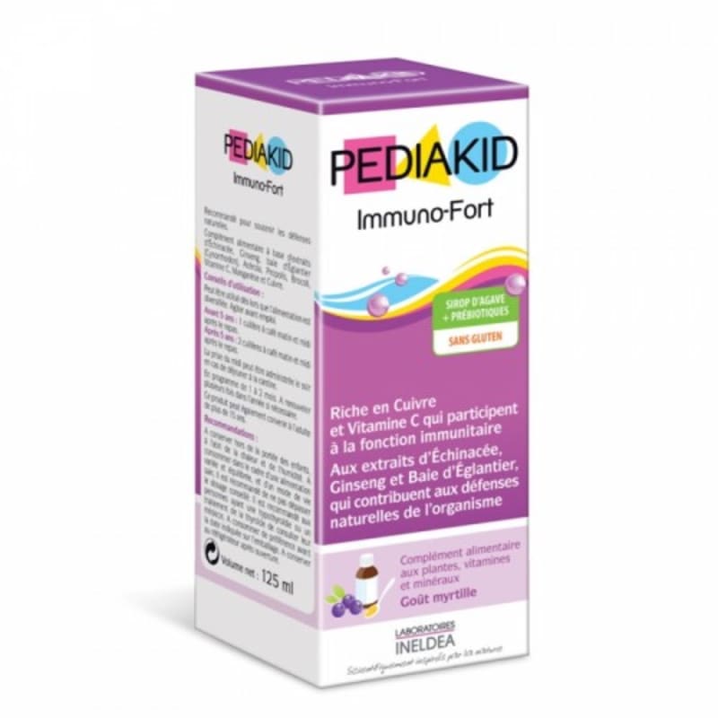 

Pediakid IMMUNO-FORT Сироп 125 МЛ (Смак Чорниці)
