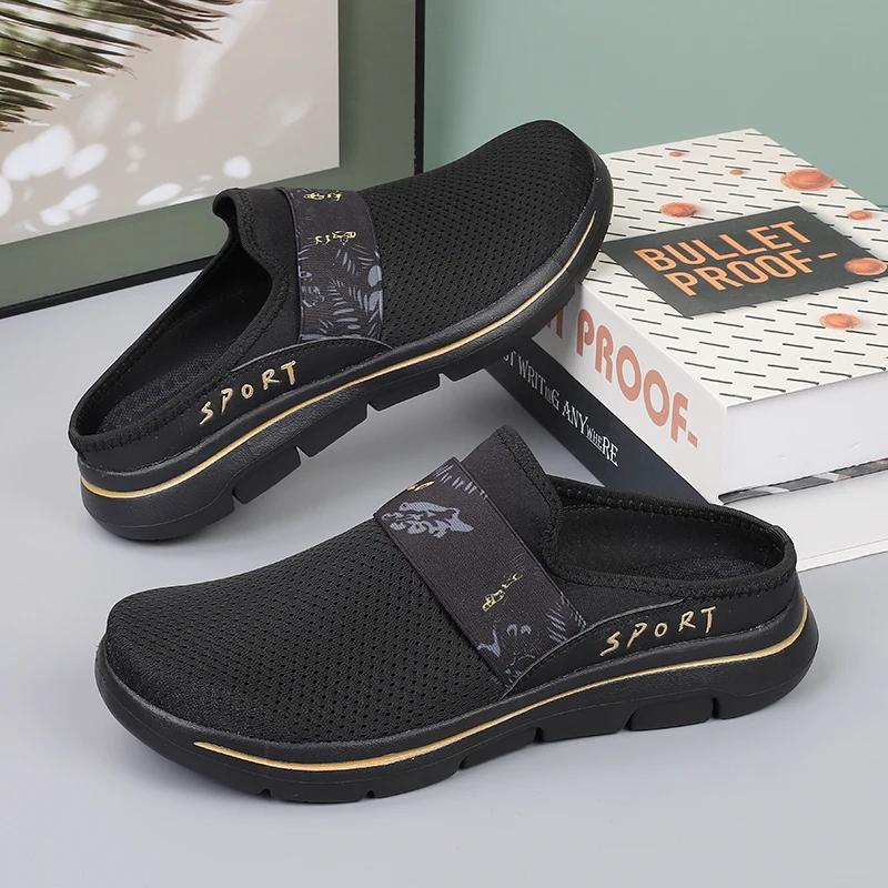 Men Shoes Summer Breathable Home Indoor Slippers Men Thick Bottom Slides Casual Shoes for Men sandals sandalias de verano 2026