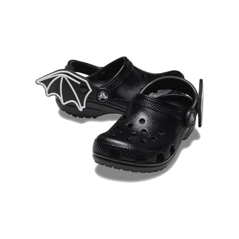 Crocs Comfortable and Versatile Shock-absorbing and Wear-resistant Children's Sandals Black Children's Model