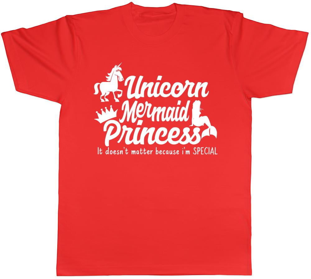 Unicorn Mermaid Princess It Doesnt Matter because Im Special TShirt S