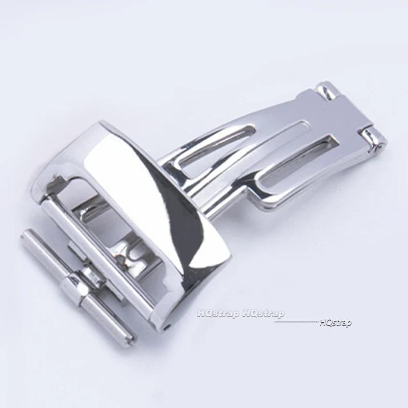 

18mm Stainless Steel Folding Clasp for AP Modification GA2100 Butterfly Buckles Metal Pin Buckle for AP Royal Oak Band Accessory 18mm-no logo
