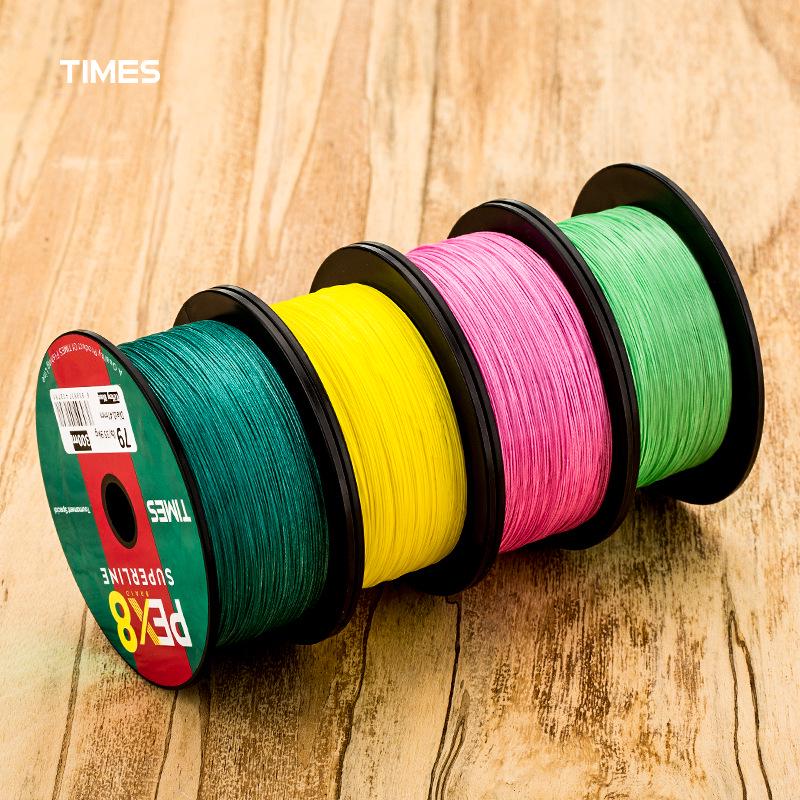 8-Strand PE Fishing Line, 500m - Abrasion Resistant, High Tensile Strength Leader Line 