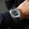 JYL Men's Watch Classic Waterproof Fashion Leather Band