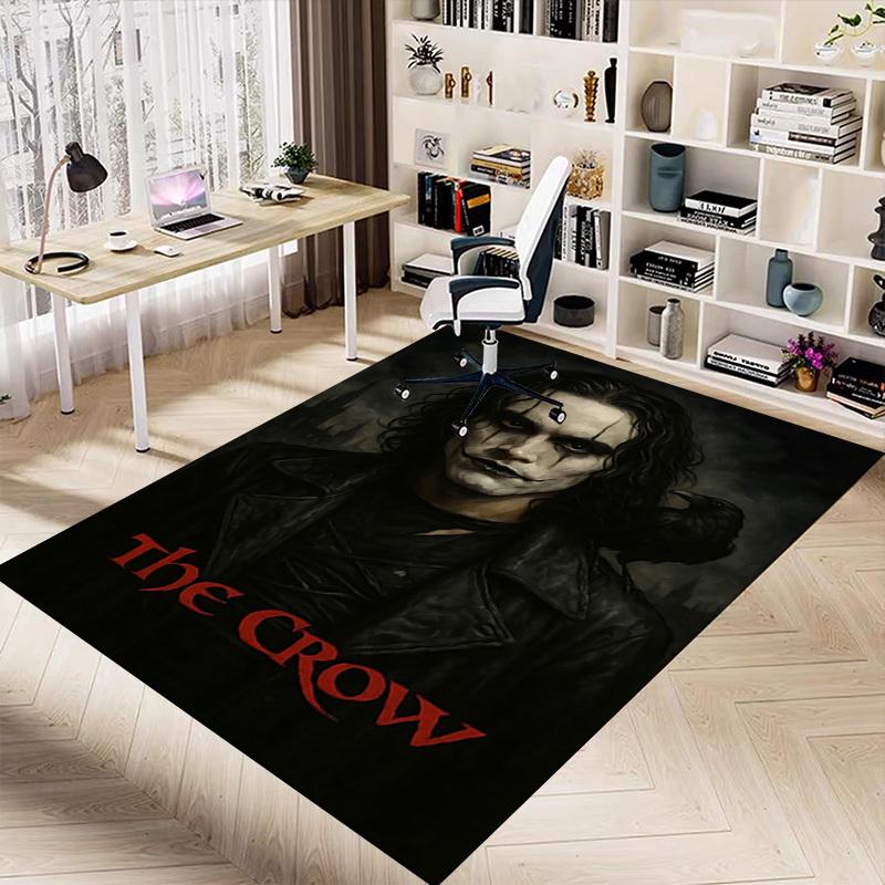 1pc The Crow Carpet, Office Rug Outdoor Mat Home Decor Area Carpet Festival