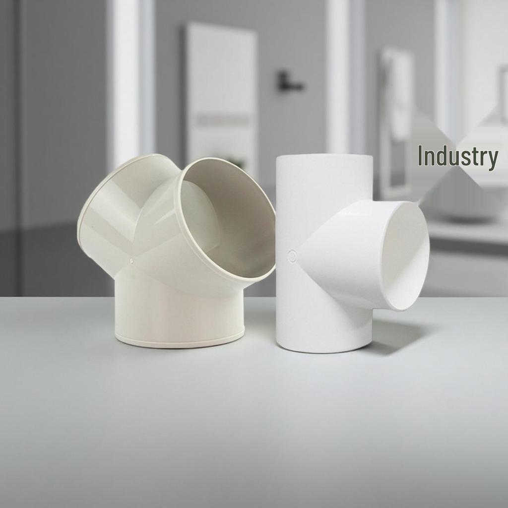 Aluminiumfolie PVC T-Stück Auspufflüftungskanal T-Verbinder 100/150/200