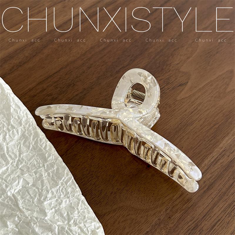 

Заколка для волос Summer Honey Tea — нежный дизайн, очень большая заколка для волос для легкой укладки